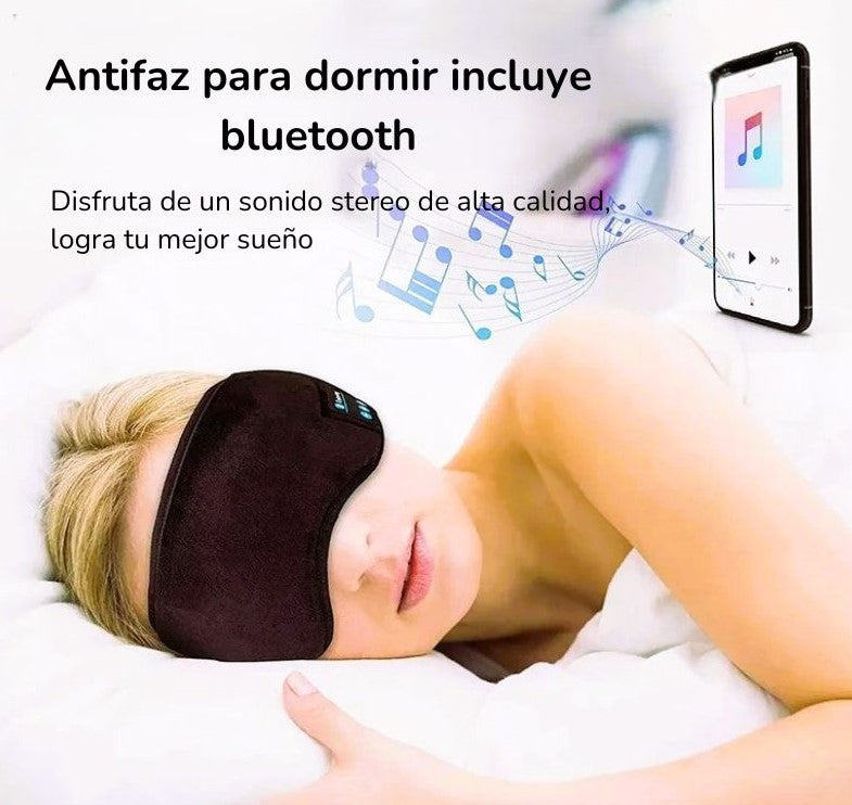 Antifaz con audífonos para dormir