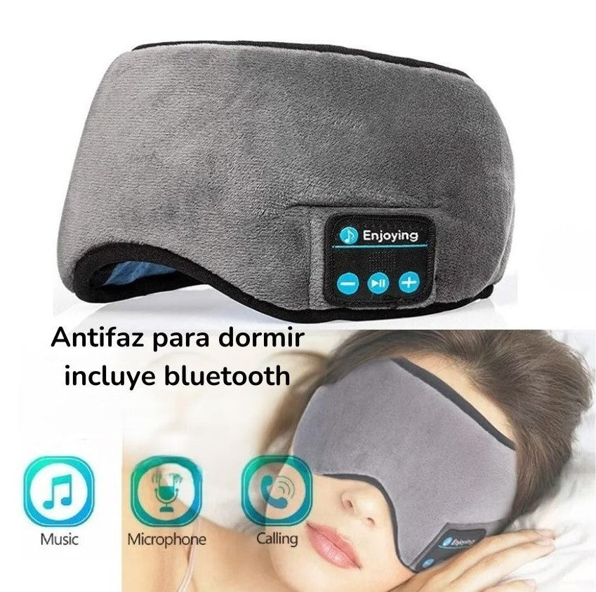 Antifaz con audífonos para dormir